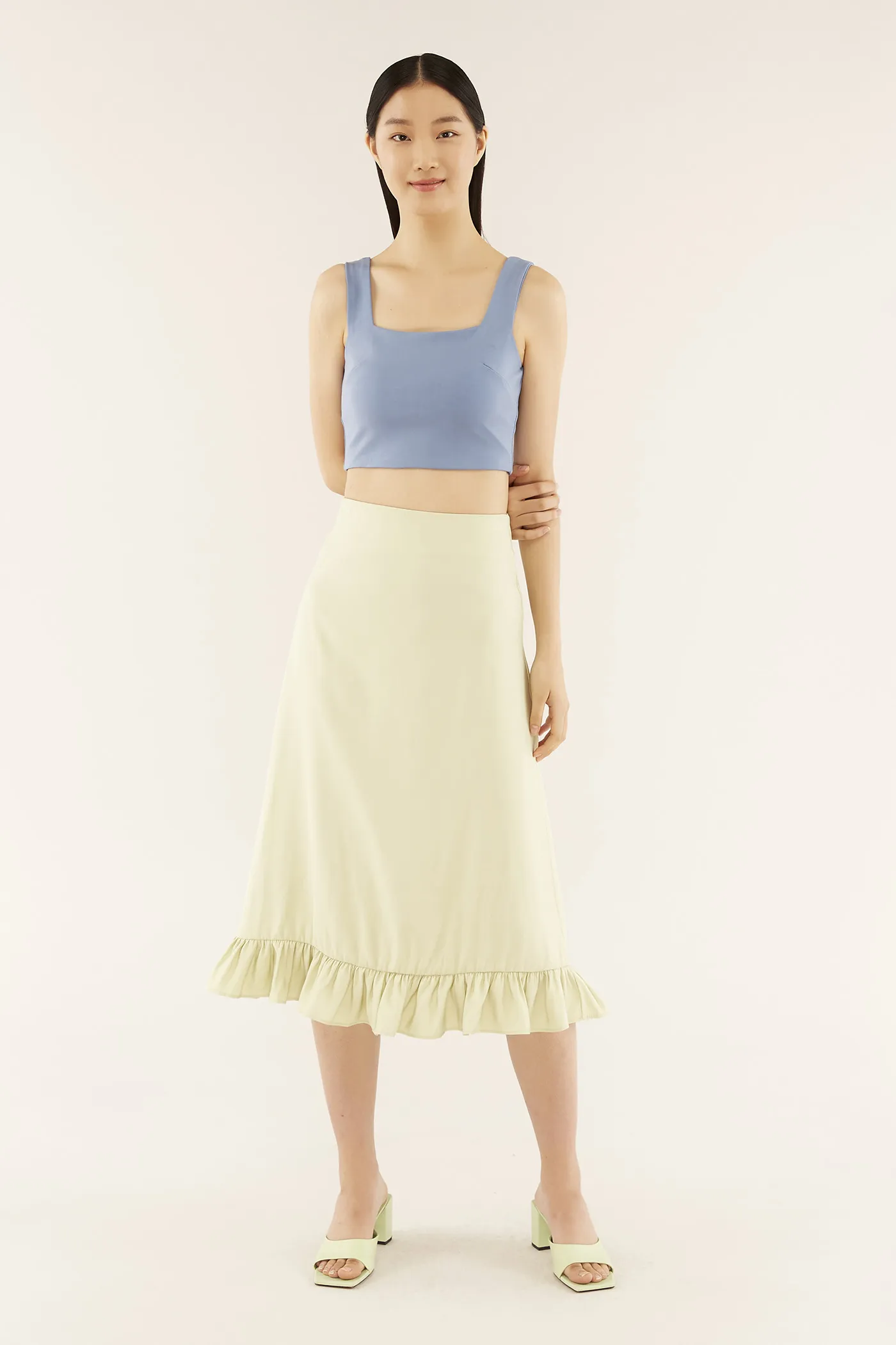 Lavone Frill-trim Skirt 