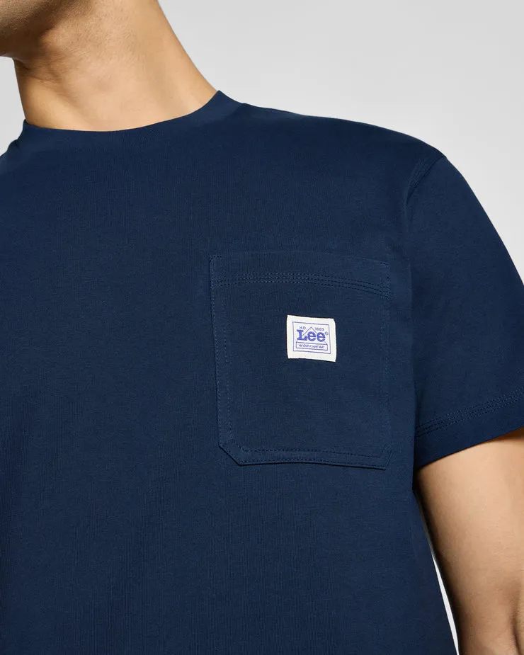 Lee Workwear Pocket Tee - Inky Blue