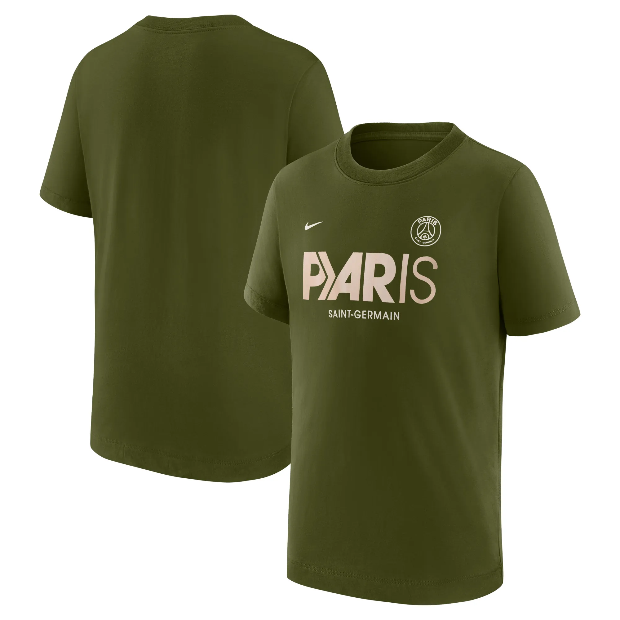 Lids Youth Nike Olive Paris Saint-Germain Mercurial T-Shirt