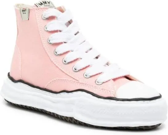 Maison MIHARA YASUHIRO Peterson cotton-canvas sneakers Pink