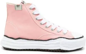 Maison MIHARA YASUHIRO Peterson cotton-canvas sneakers Pink