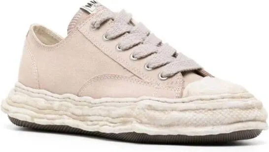 Maison MIHARA YASUHIRO Peterson23 canvas lace-up sneakers Neutrals