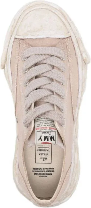 Maison MIHARA YASUHIRO Peterson23 canvas lace-up sneakers Neutrals