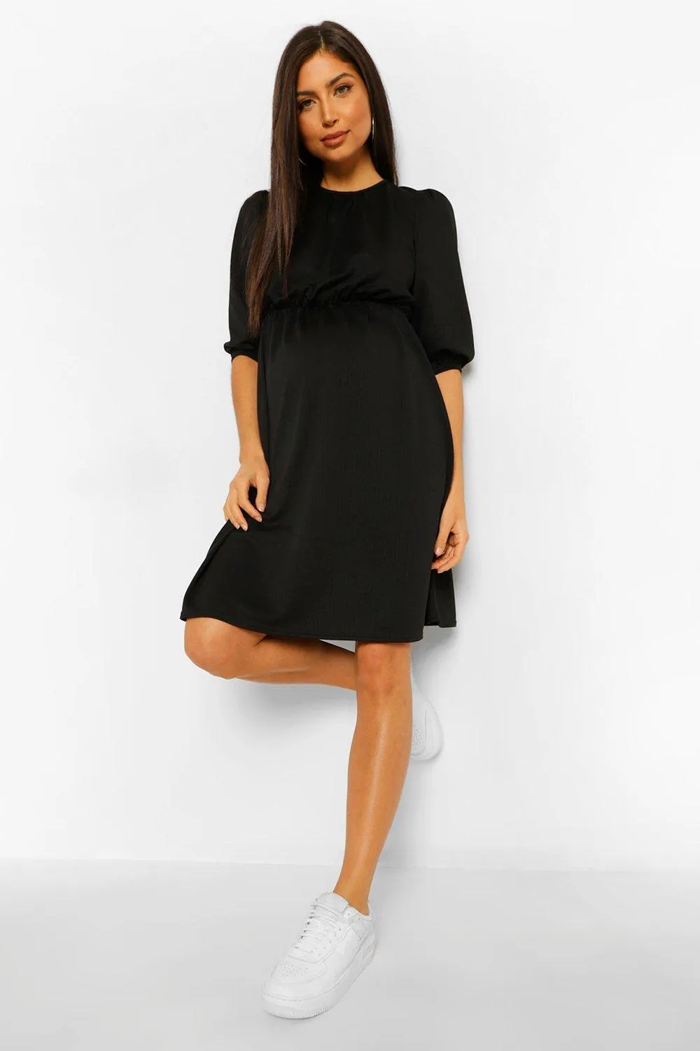 Maternity Tie Back Skater Dress