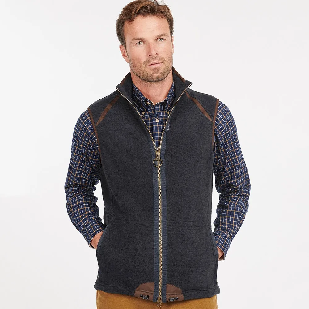 Mens Blue Langdale Fleece Gilet