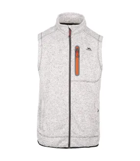 Mens woodley fleece gilet ghost marl Trespass