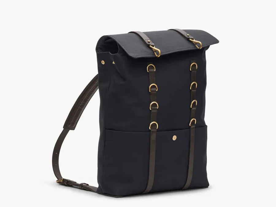 Mismo Backpack - Navy / Dark Brown