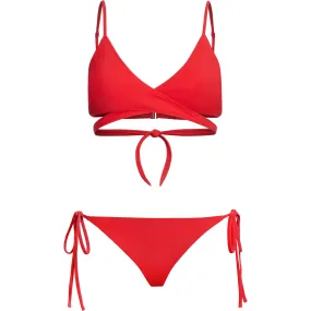 MOLOCO Women's James Bikini Bottom, Red