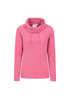 Mountain Warehouse Pink Hebridean Cowl Neck Fleece Top