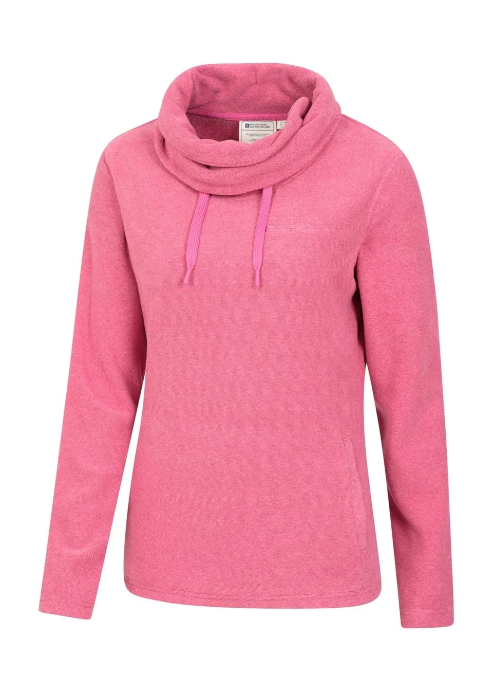 Mountain Warehouse Pink Hebridean Cowl Neck Fleece Top