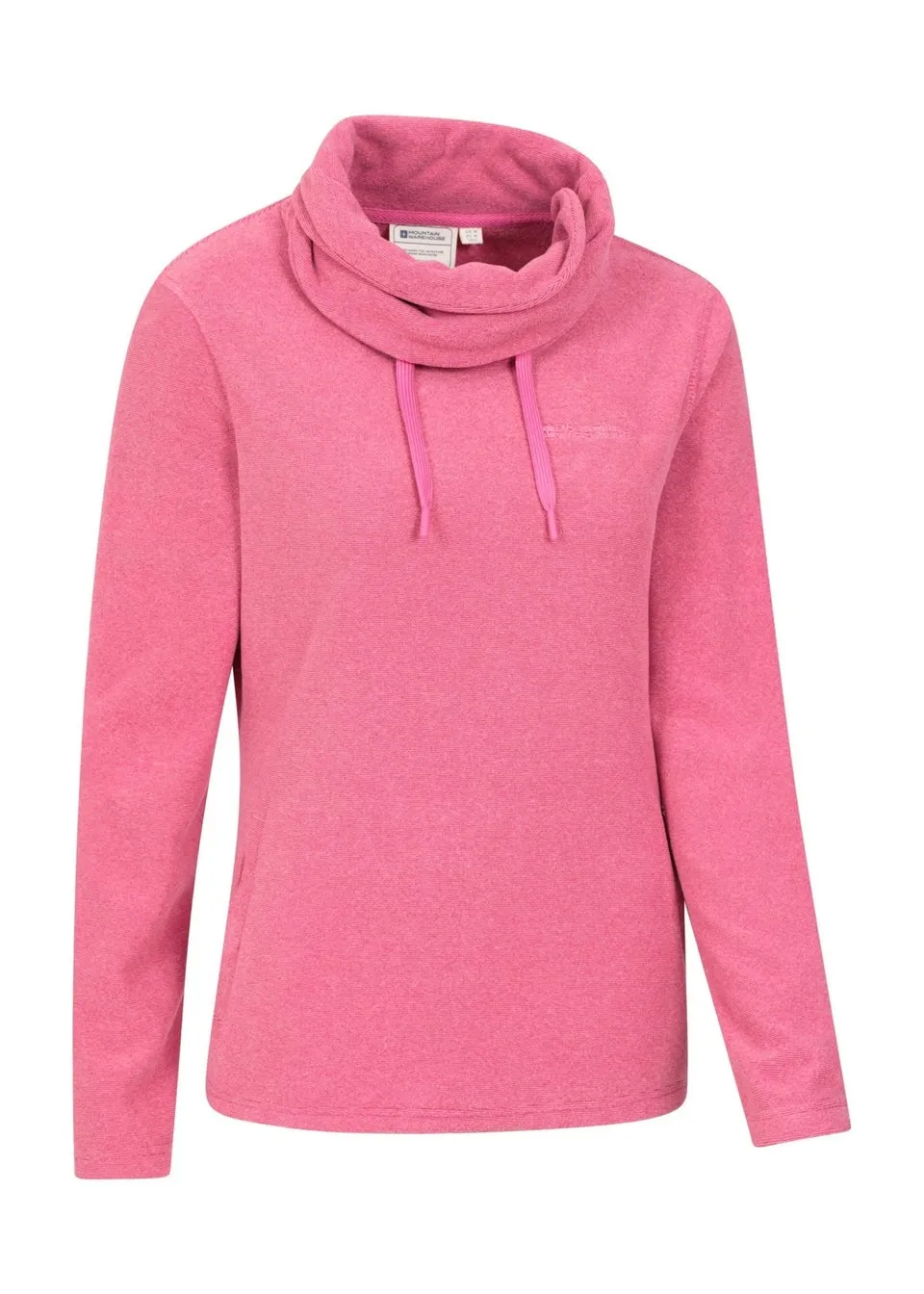 Mountain Warehouse Pink Hebridean Cowl Neck Fleece Top