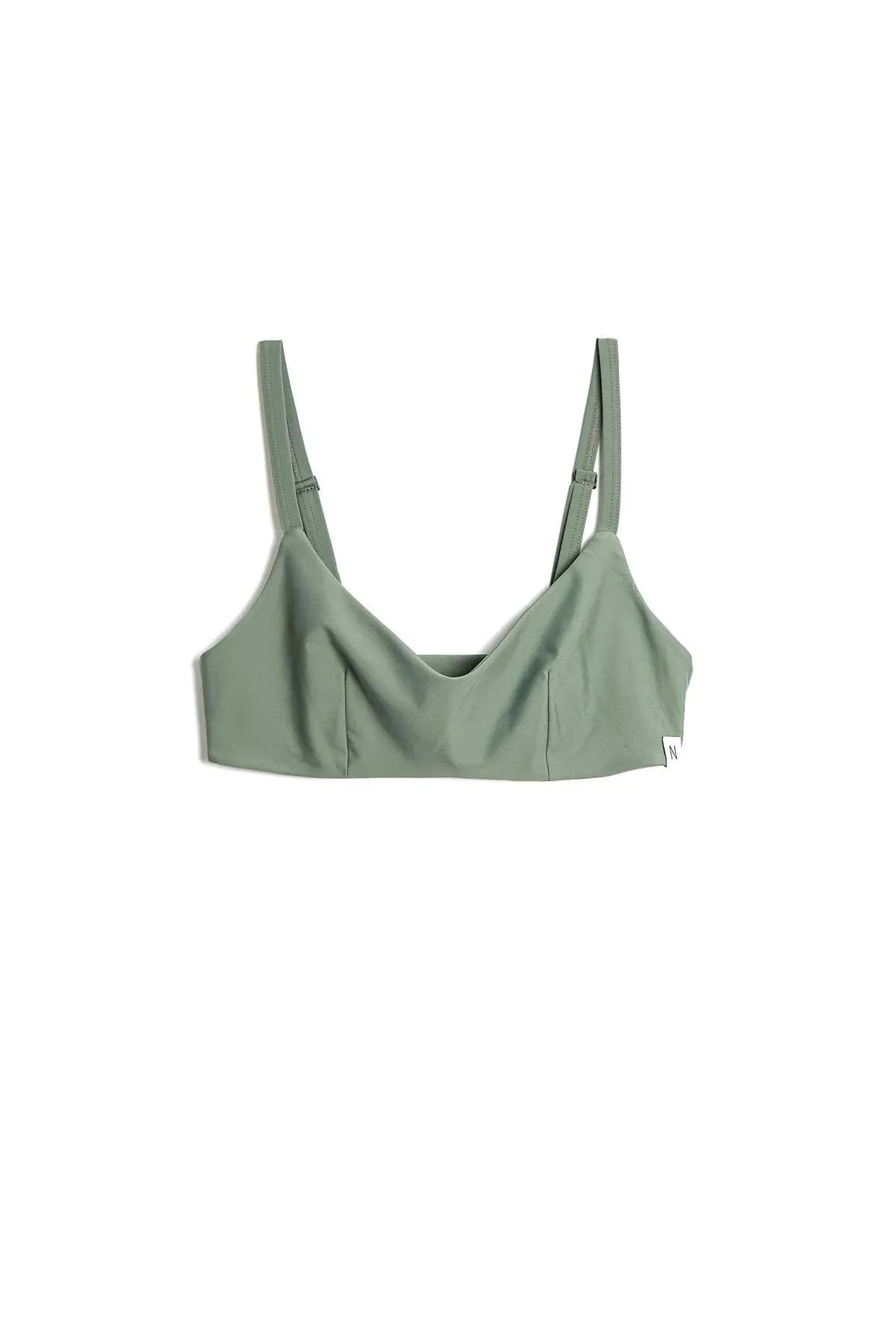 Net Biasca Bikini Top - Olive