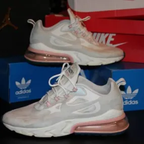 Nike Air Max 270 React American Modern Summit White AO49...