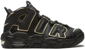 Nike Kids Air More Uptempo Black Gold sneakers