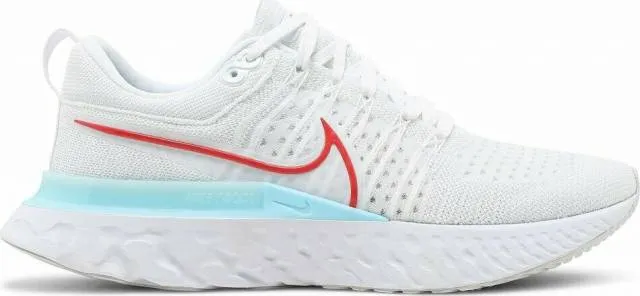 Nike React Infinity Run Flyknit 2 FK White/Red/Glacier M...