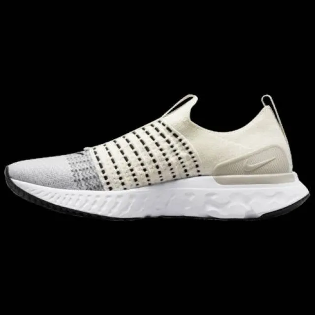 Nike React Phantom Run Flyknit 2 Sail Cream/Black Mens R...