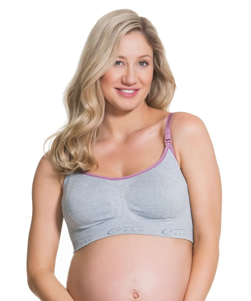 Nursing & Maternity Seamless Bra Cotton Candy - Grey