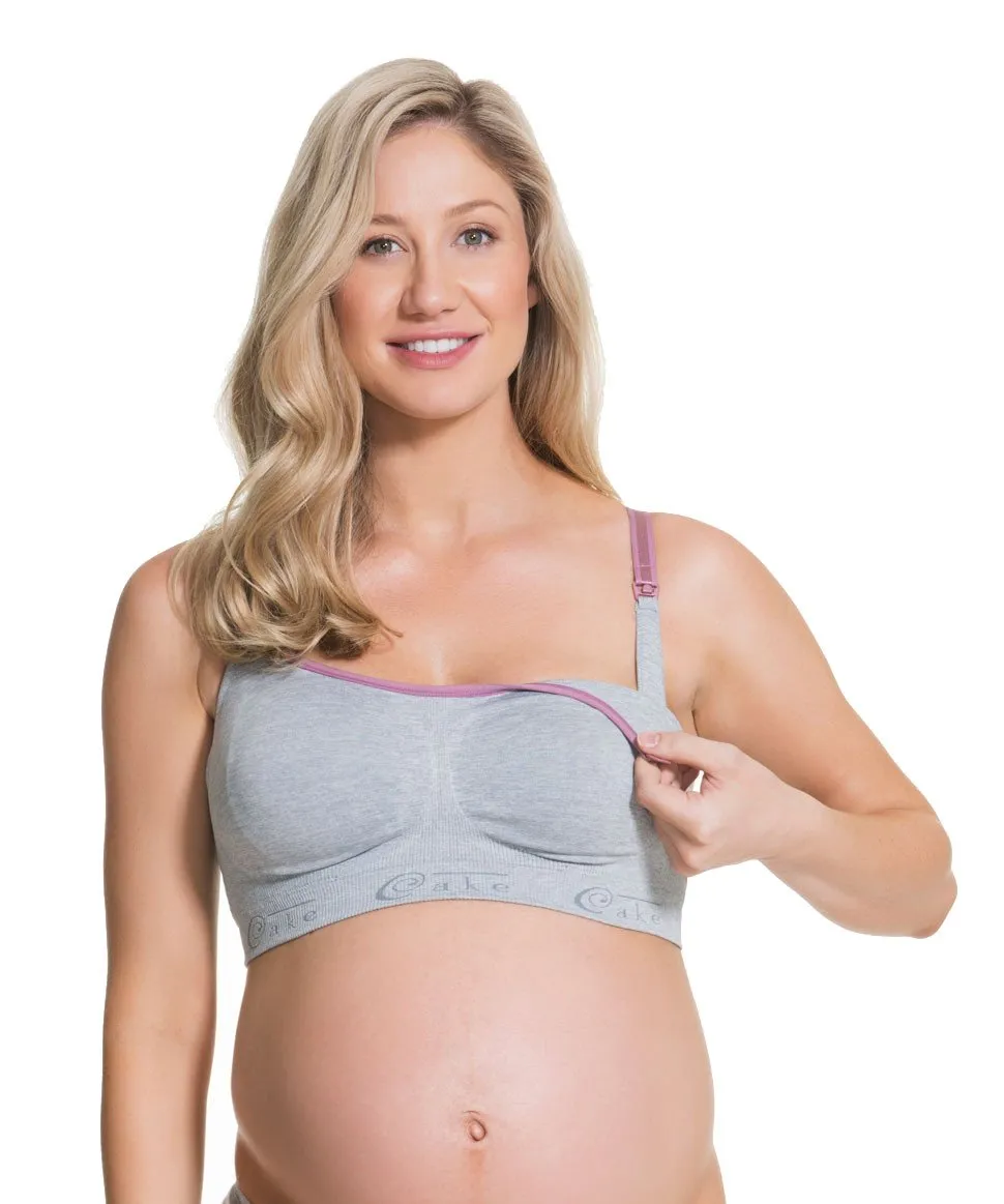 Nursing & Maternity Seamless Bra Cotton Candy - Grey