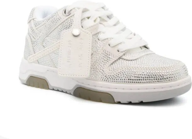 Off-White Out Of Office Strass leather sneakers