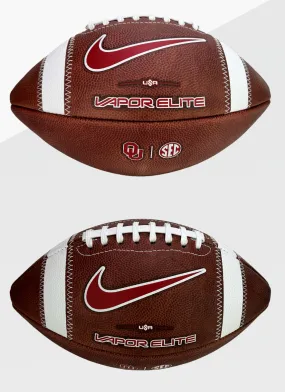 Oklahoma Sooners SEC Official Nike Vapor Elite Game Model Football