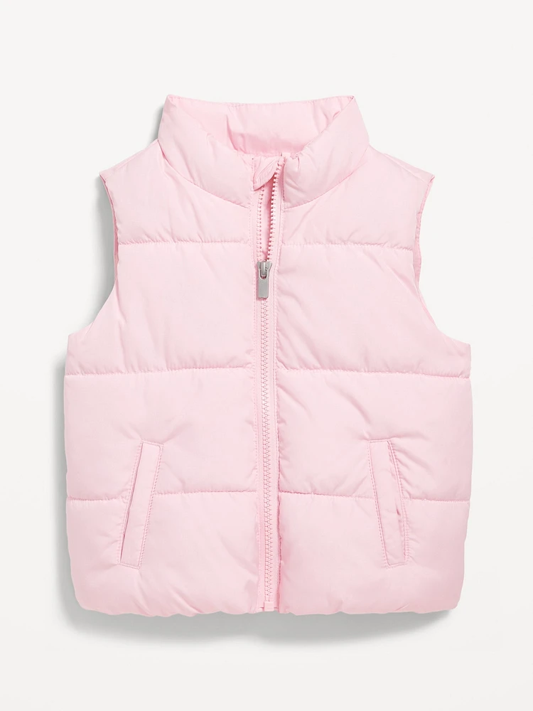 Old Navy Water-Resistant Quilted Vest for Toddler Girls