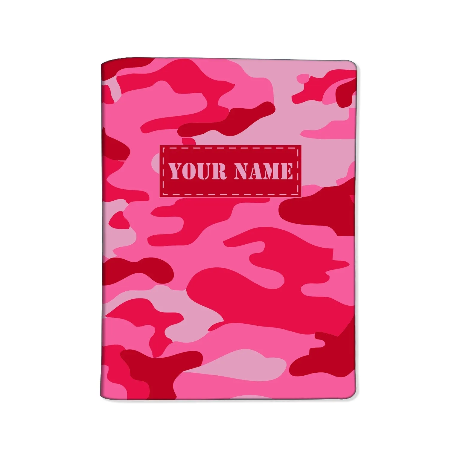 Personalised Passport Cover Luggage Tag Set -Pink Camoflage