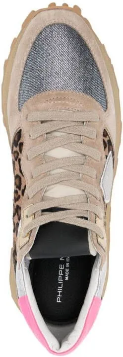 Philippe Model Paris Tropez leather low-top sneakers Neutrals