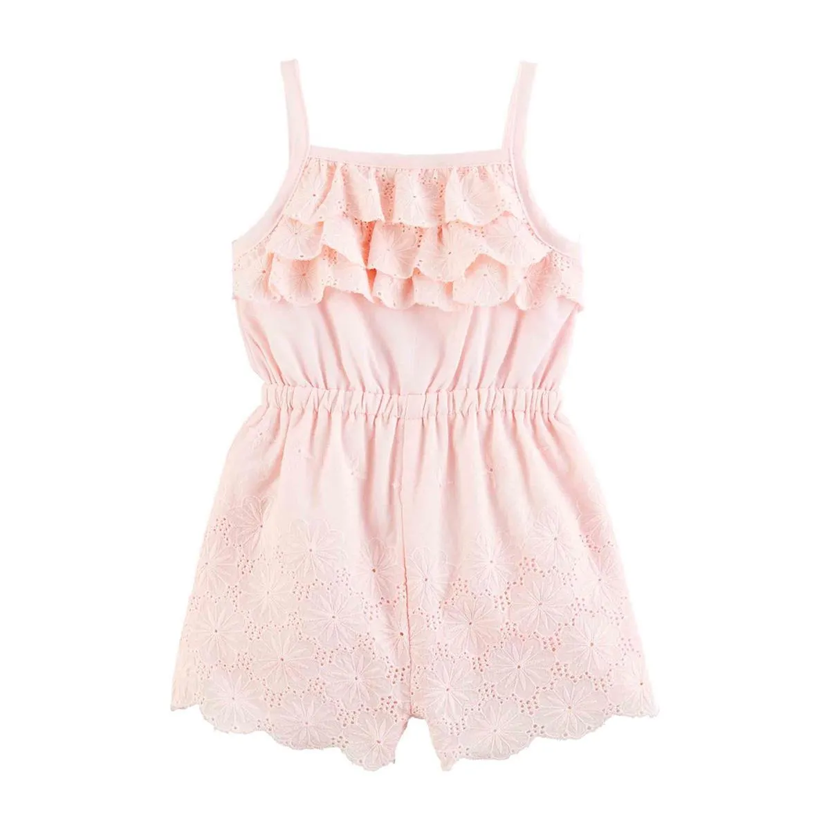 Pink Eyelet Romper