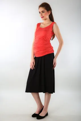 Premium Black Maternity Skirt (VISCOSE LYCRA)