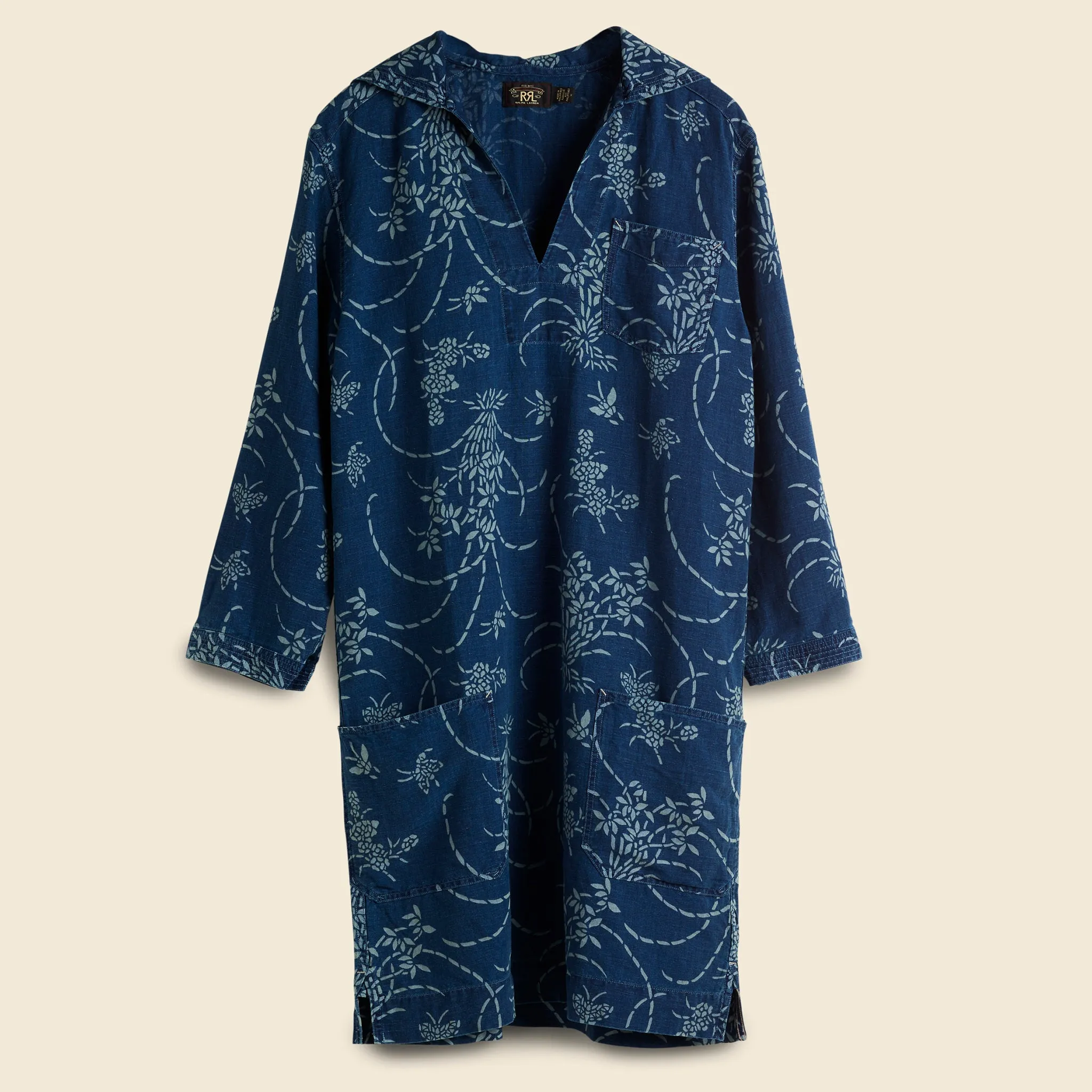 Sailor Tunic - Dark Indigo/Cream