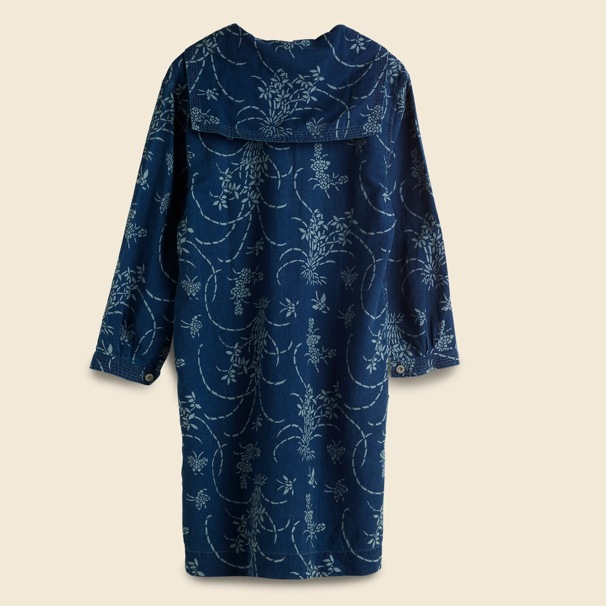 Sailor Tunic - Dark Indigo/Cream