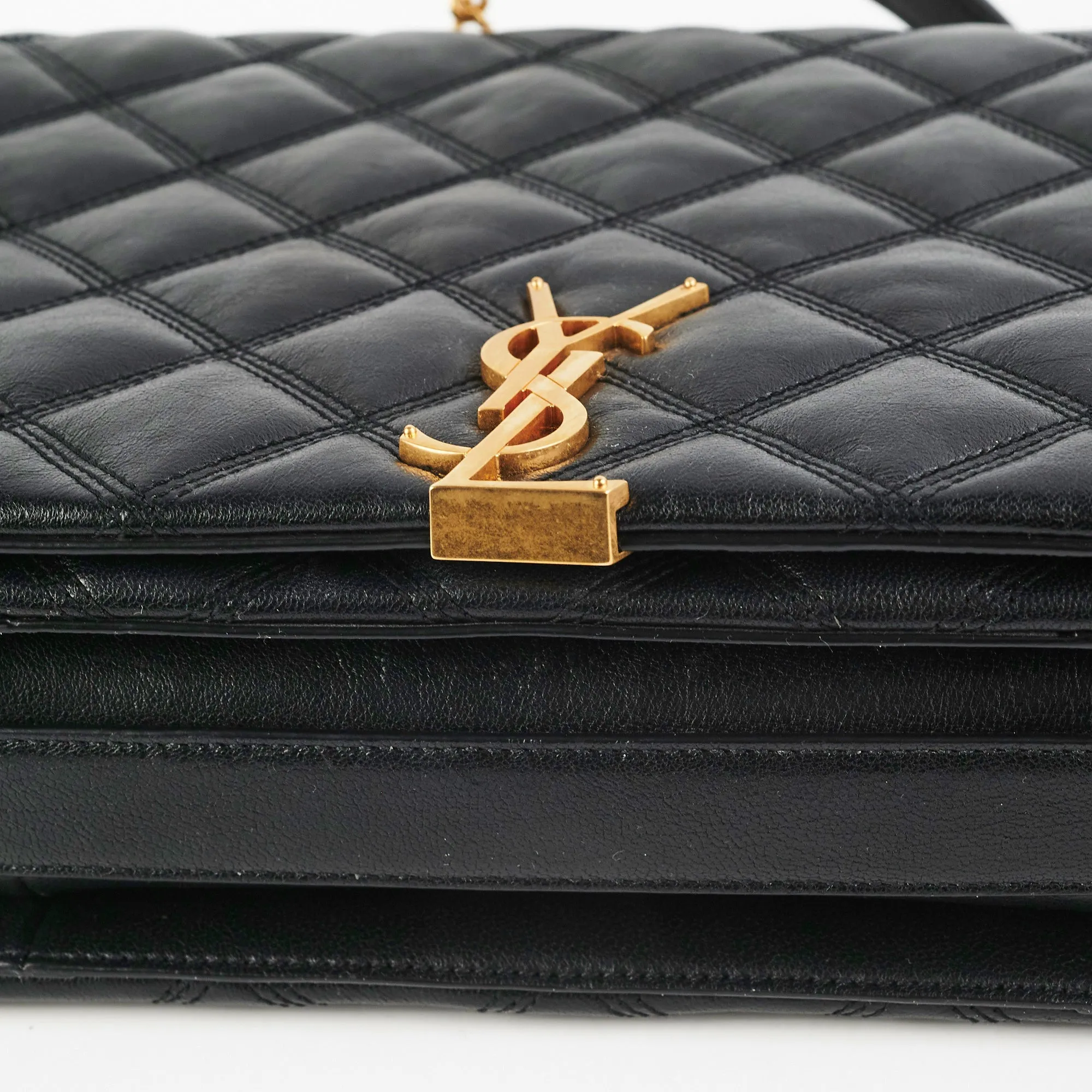 Saint Laurent Becky Black Shoulder Bag