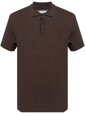 SAMSOE SAMSOE cotton polo shirt - Brown