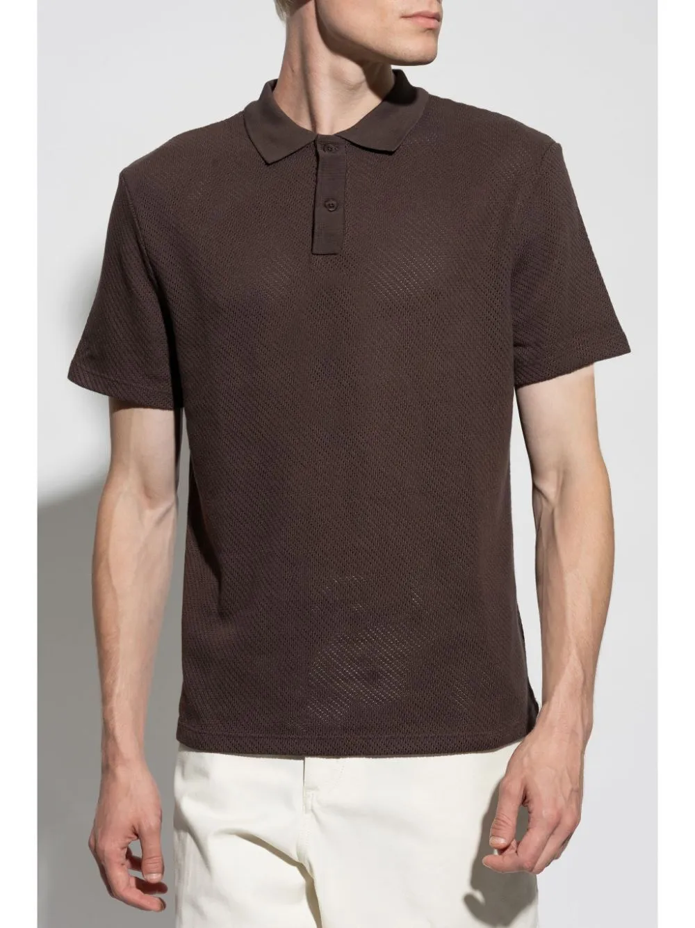 SAMSOE SAMSOE cotton polo shirt - Brown