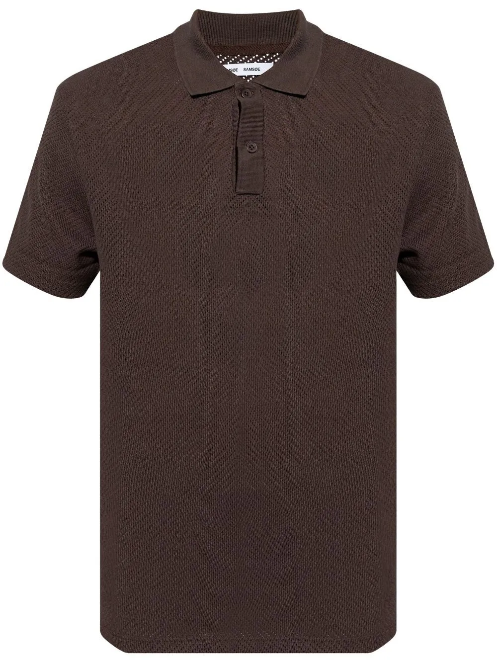 SAMSOE SAMSOE cotton polo shirt - Brown