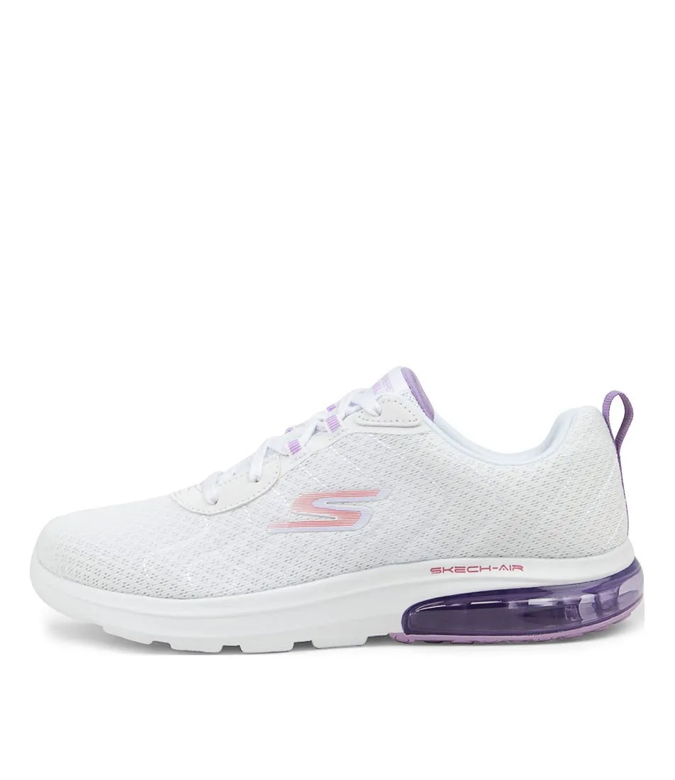 SKECHERS Go Walk Air 2.0 D V White Lavender Sneakers