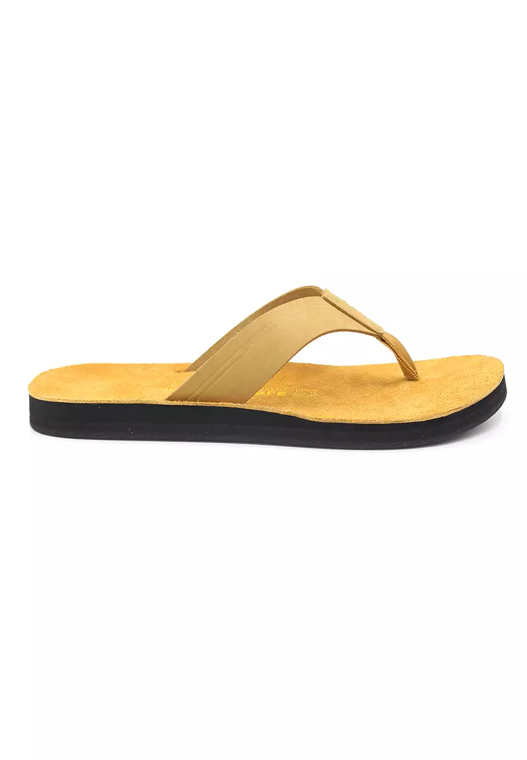 SoleSimple Quebec - Beige Leather Sandals & Flip Flops