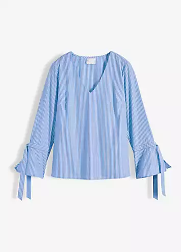 Stripy Cotton Tunic by bonprix | Look Again