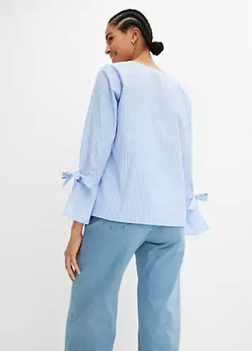 Stripy Cotton Tunic by bonprix | Look Again