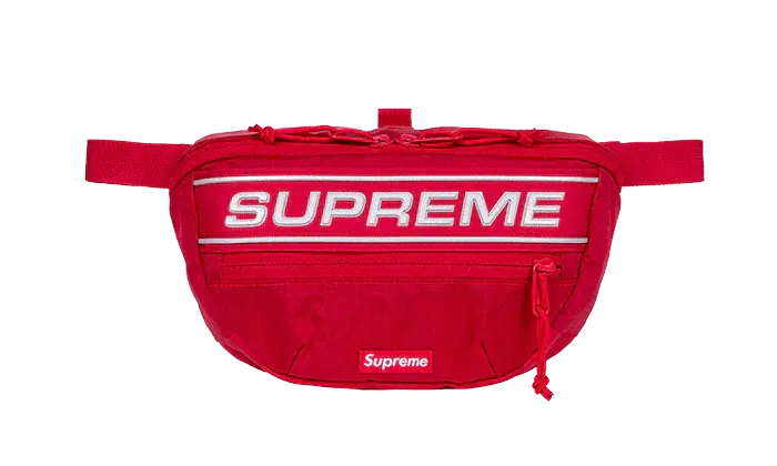 Supreme Logo Waist Bag Red