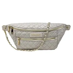 Temy Sling Bag - Ivory/Gold