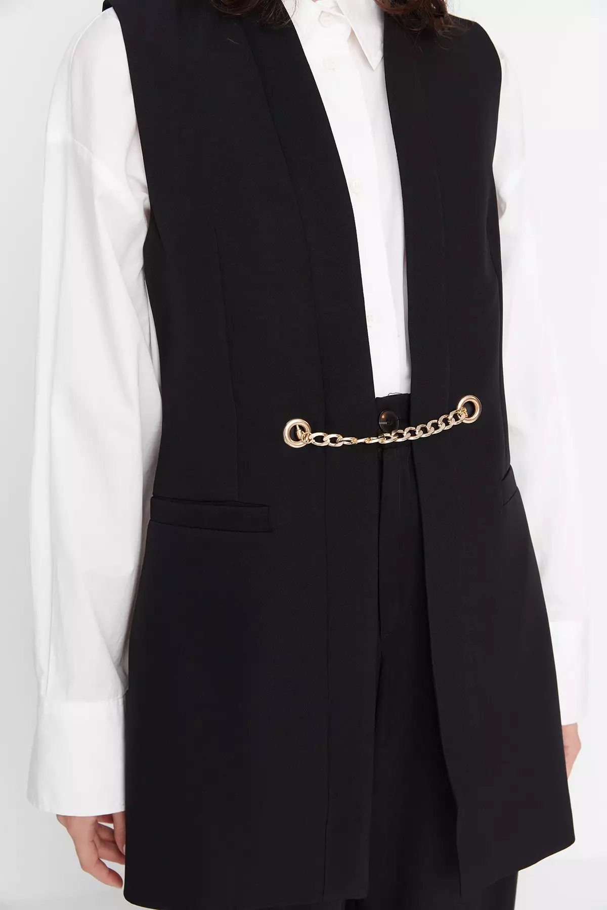 Trendyol MODEST Chain Detail Vest