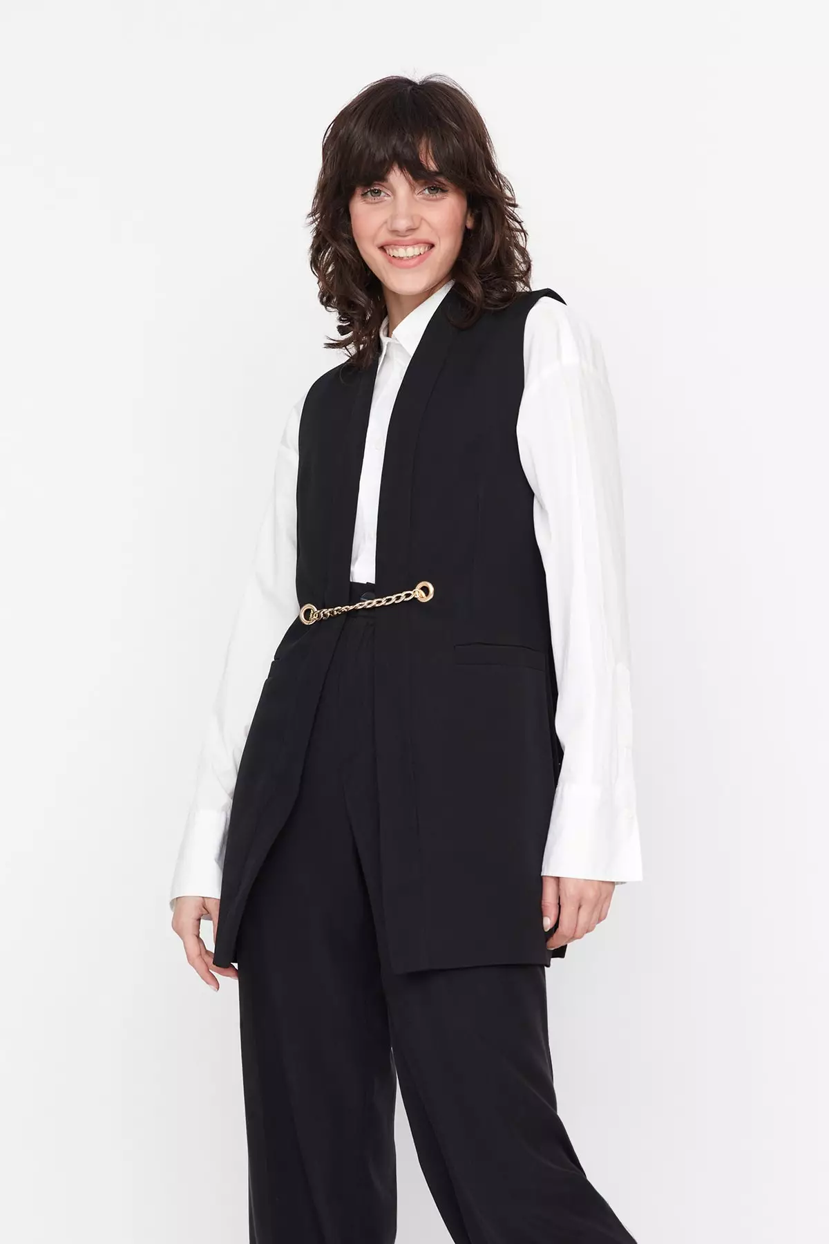 Trendyol MODEST Chain Detail Vest