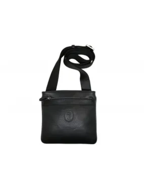 Trussardi Man Cross Body Calf Leather Bag Willer Black