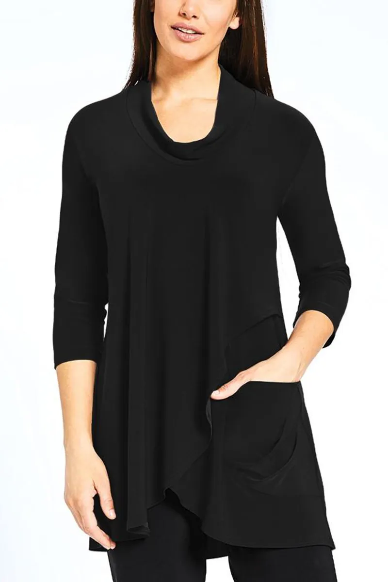 Under Wraps Tunic | Black