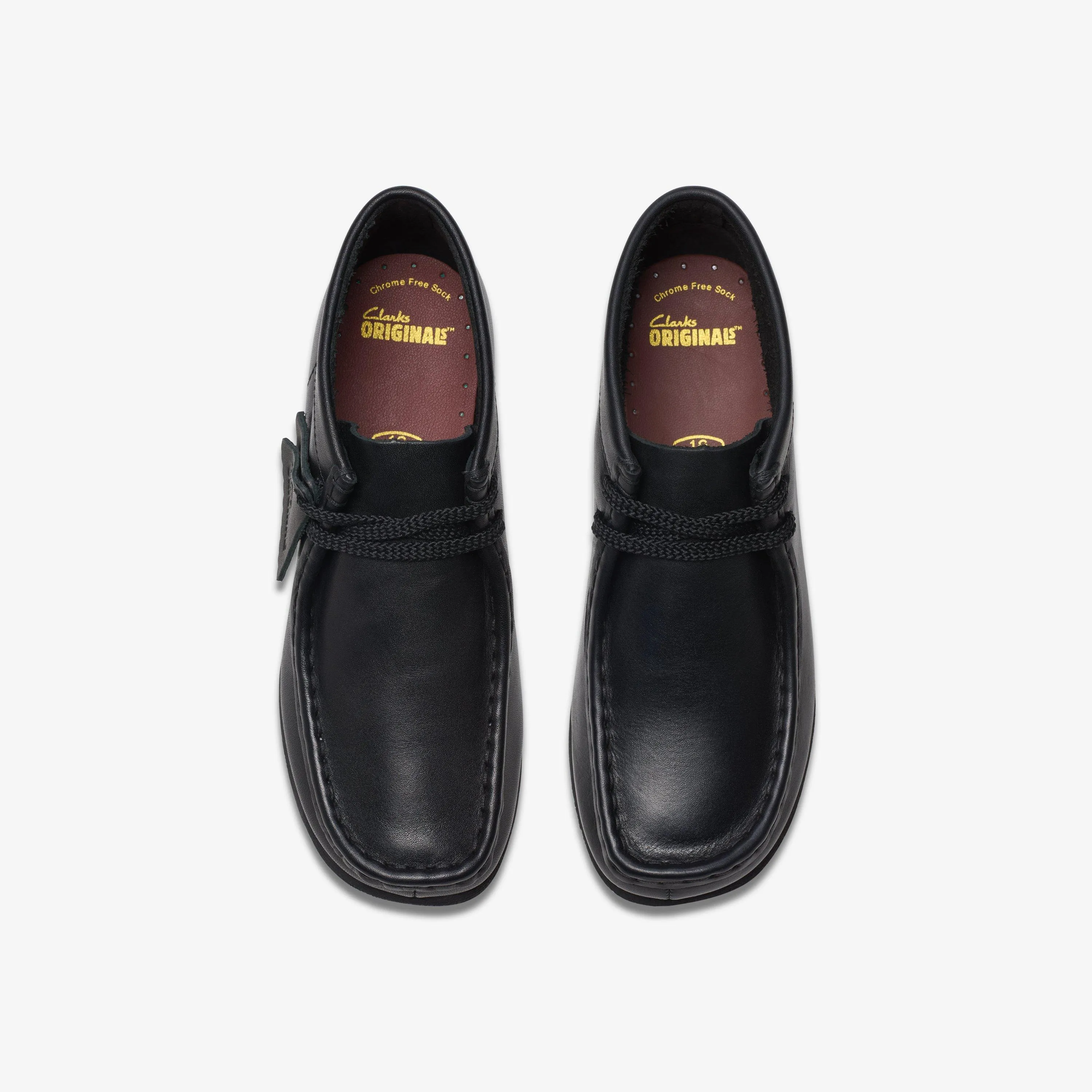 Wallabee Boot Older Black Leather