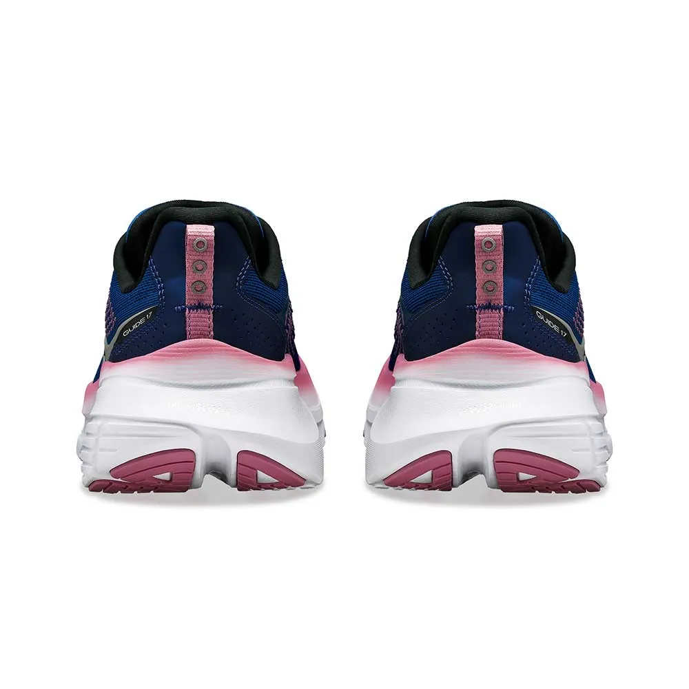 Women's Guide 17 Running Shoe - Navy/Orchid - Wide (D)